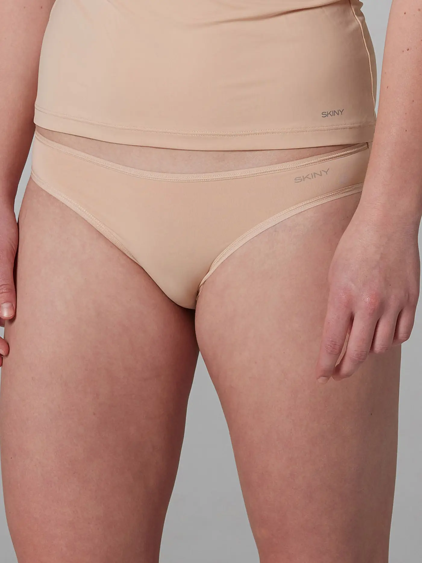SKINY | Rio-Slip 2-er Pkg. "Micro Lovers" (Beige) | 